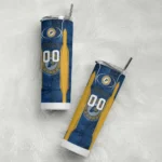 personalized indiana pacers stacked diamond blue skinny tumbler best selling 1.webp
