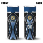 personalized indiana pacers superman emblem blue black skinny tumbler best selling 1.webp
