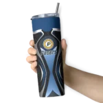 personalized indiana pacers superman emblem blue black skinny tumbler best selling 1.webp