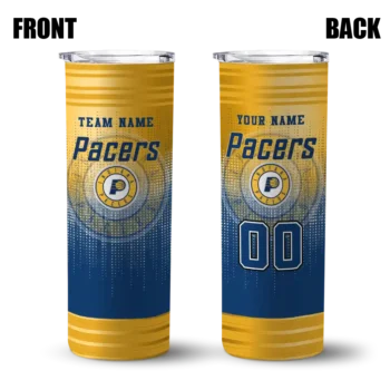 personalized indiana pacers swirl texture blue skinny tumbler fashion forward.webp