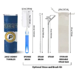 personalized indiana pacers torn band blue white skinny tumbler best selling 1.webp