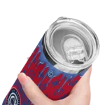 personalized los angeles clippers camo streak red skinny tumbler best selling 1.webp
