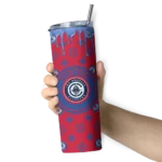 personalized los angeles clippers camo streak red skinny tumbler best selling 1.webp