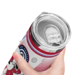 personalized los angeles clippers snoopy dog red white skinny tumbler best selling 1.webp