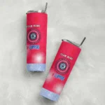personalized los angeles clippers starburst tiles red skinny tumbler best selling 1.webp