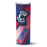 personalized los angeles clippers web stripes red white skinny tumbler best selling 1.webp