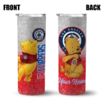 personalized los angeles clippers winnie the pooh red gray skinny tumbler best selling 1.webp