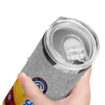 personalized los angeles clippers winnie the pooh red gray skinny tumbler best selling 1.webp