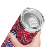 personalized los angeles clippers zipper leopard red skinny tumbler best selling 1.webp