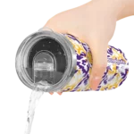 personalized los angeles lakers claw marks purple white skinny tumbler best selling 1.webp