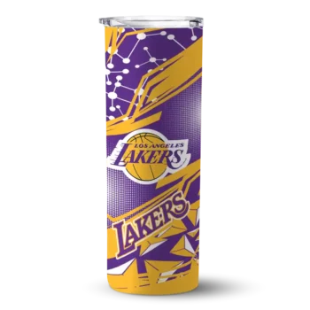 personalized los angeles lakers helmet clash purple skinny tumbler best selling 1.webp