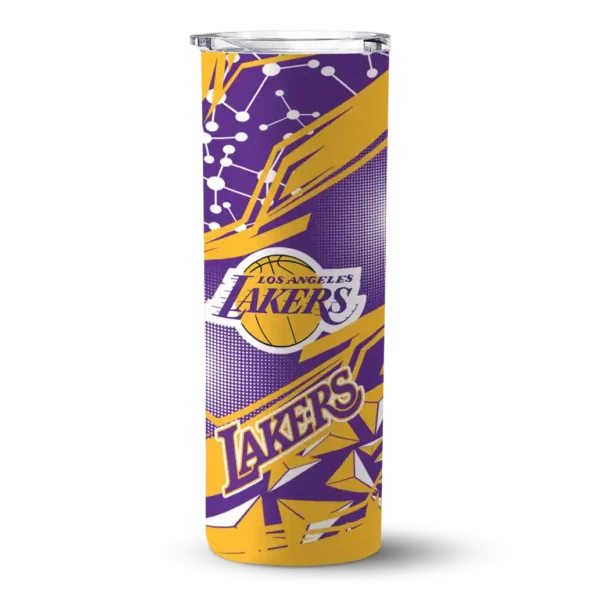 personalized los angeles lakers helmet clash purple skinny tumbler best selling 1.webp