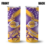 personalized los angeles lakers helmet clash purple skinny tumbler best selling 1.webp