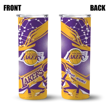 personalized los angeles lakers helmet clash purple skinny tumbler fashion forward.webp