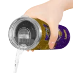 personalized los angeles lakers kiss band gold skinny tumbler best selling 1.webp