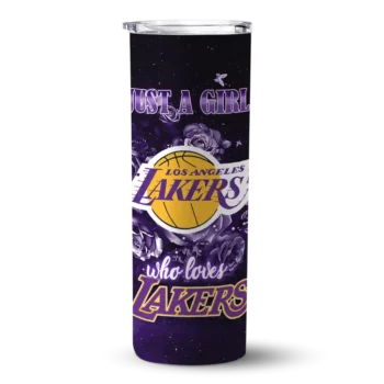 personalized los angeles lakers rose romance purple black skinny tumbler best selling 2.webp