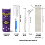 personalized los angeles lakers star cluster purple skinny tumbler best selling 1.webp