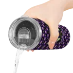 personalized los angeles lakers yoda cozy purple black skinny tumbler best selling 1.webp