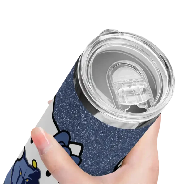 personalized memphis grizzlies hello kitty blue black skinny tumbler high quality.webp