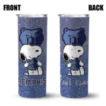 personalized memphis grizzlies snoopy attitude blue skinny tumbler best selling 1.webp