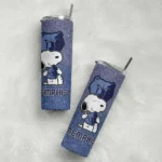 personalized memphis grizzlies snoopy attitude blue skinny tumbler best selling 1.webp