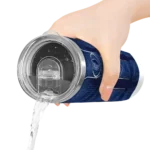 personalized memphis grizzlies stacked diamond blue skinny tumbler best selling 1.webp