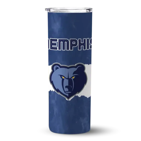 personalized memphis grizzlies torn band blue white skinny tumbler best selling 1.webp