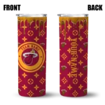 personalized miami heat camo streak red skinny tumbler best selling 1.webp