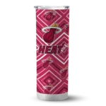 personalized miami heat zipper leopard red skinny tumbler best selling 1.webp