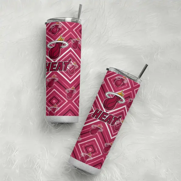 personalized miami heat zipper leopard red skinny tumbler top rated.webp