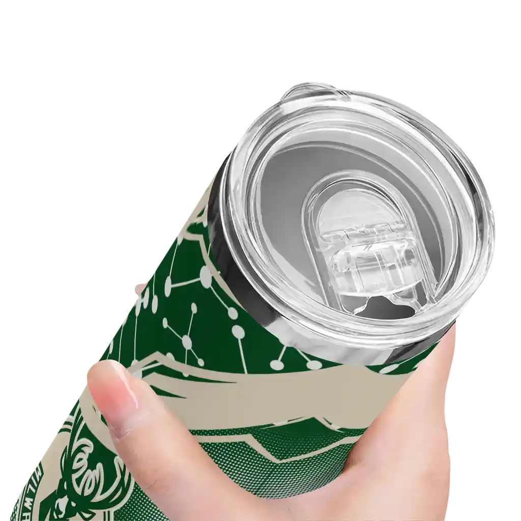 personalized milwaukee bucks helmet clash green skinny tumbler high quality.webp personalized milwaukee bucks helmet clash green skinny tumbler high quality.webp