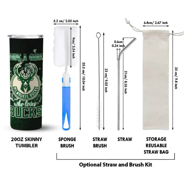 personalized milwaukee bucks rose romance green black skinny tumbler new arrival.webp