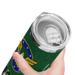 personalized milwaukee bucks star cluster green skinny tumbler best selling 1.webp