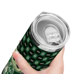 personalized milwaukee bucks yoda cozy green black skinny tumbler best selling 1.webp