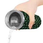 personalized milwaukee bucks yoda cozy green black skinny tumbler best selling 1.webp