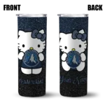 personalized minnesota timberwolves hello kitty midnight blue black skinny tumbler best selling 1.webp
