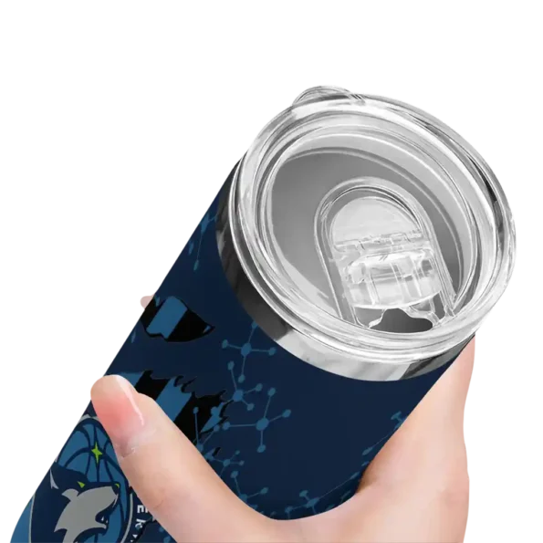 personalized minnesota timberwolves star pop midnight blue black skinny tumbler high quality.webp