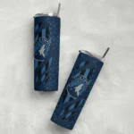 personalized minnesota timberwolves star pop midnight blue black skinny tumbler best selling 1.webp