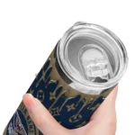 personalized new orleans pelicans camo streak navy skinny tumbler best selling 1.webp