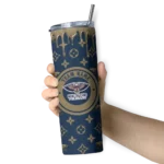 personalized new orleans pelicans camo streak navy skinny tumbler best selling 1.webp