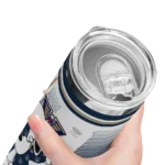 personalized new orleans pelicans snoopy dog navy white skinny tumbler best selling 1.webp