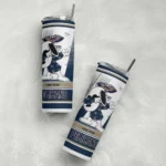 personalized new orleans pelicans snoopy dog navy white skinny tumbler best selling 1.webp
