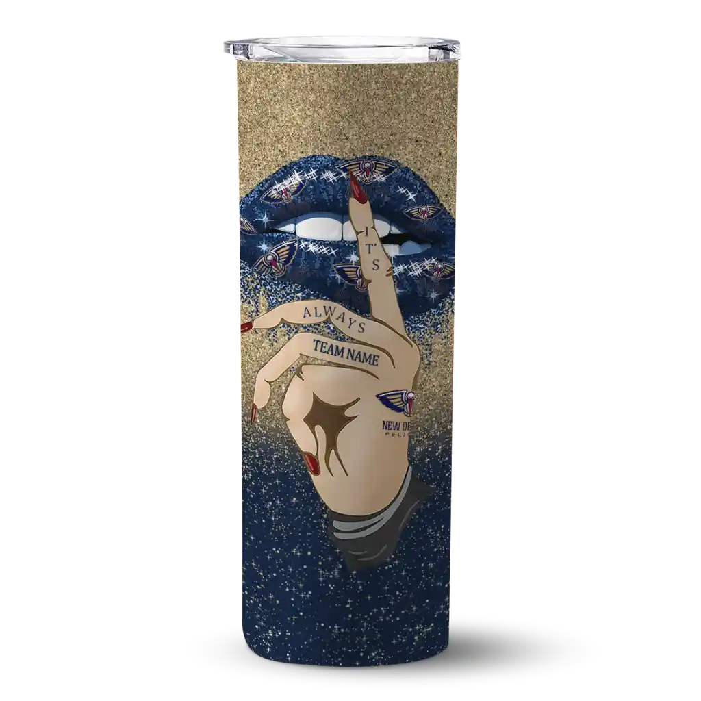 personalized new orleans pelicans sparkle lips navy skinny tumbler best selling 1.webp personalized new orleans pelicans sparkle lips navy skinny tumbler best selling 1.webp
