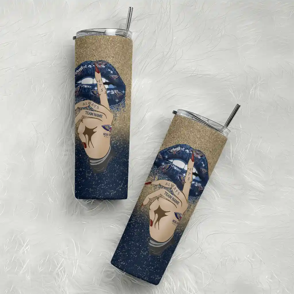 personalized new orleans pelicans sparkle lips navy skinny tumbler top rated.webp personalized new orleans pelicans sparkle lips navy skinny tumbler top rated.webp