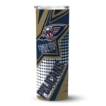 personalized new orleans pelicans web stripes navy white skinny tumbler best selling 1.webp