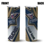personalized new orleans pelicans web stripes navy white skinny tumbler best selling 1.webp