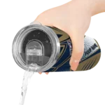 personalized new orleans pelicans web stripes navy white skinny tumbler best selling 1.webp
