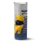 personalized new orleans pelicans winnie the pooh navy gray skinny tumbler best selling 1.webp
