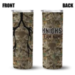 personalized new york knicks antler flow camo skinny tumbler best selling 1.webp