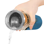 personalized new york knicks chevron stripes blue skinny tumbler best selling 1.webp
